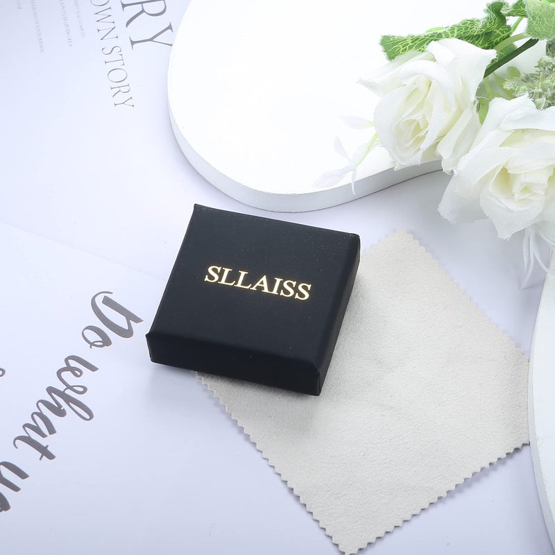Sllaiss 2mm Sterling Silver Austria Zirconia Stud Earrings for Women Men, Platinum/Gold/Rose Gold Plated Tiny CZ Studs - Image 5