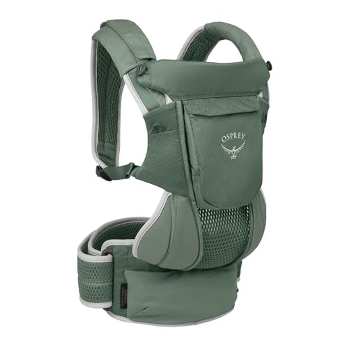 OSPREY Poco Soft Convertible Baby Carrier For Newborns Ergonomic Toddler Sling, Koseret Green - Image 4