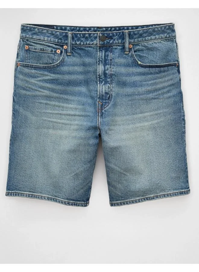 American Eagle A laid-back, stylish summer staple, featuring a 9" inseam that hits the knee.