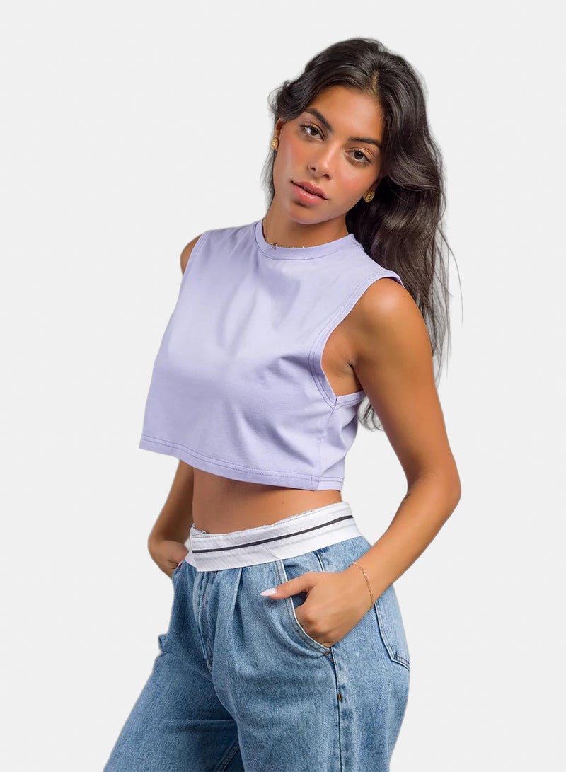 Stache Basic Crop Top - Image 3