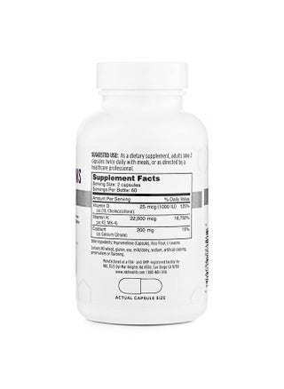 Osteo-K Bone Support - Mini | Vitamin D & K Complex with Calcium Citrate Supplement | 45mg Vitamin K2 (MK4) for Strong Bone Health & Function | 120ct Veggie Capsules - pzsku/Z2CC44D9DCC76EBECEE28Z/45/_/1687913088/8c6ed590-322b-4cd4-b64f-56961a5beb8e