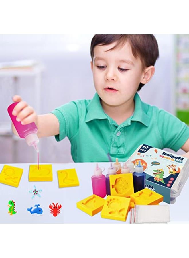 Magic Colorful Gels Creative 3D Water Animal Beads Kit,Juguetes de Agua Hechos a Mano fáciles de Usar para cumpleaños, Regalos de Año Nuevo, Juego de Juguetes Aqua Fairy - Image 2