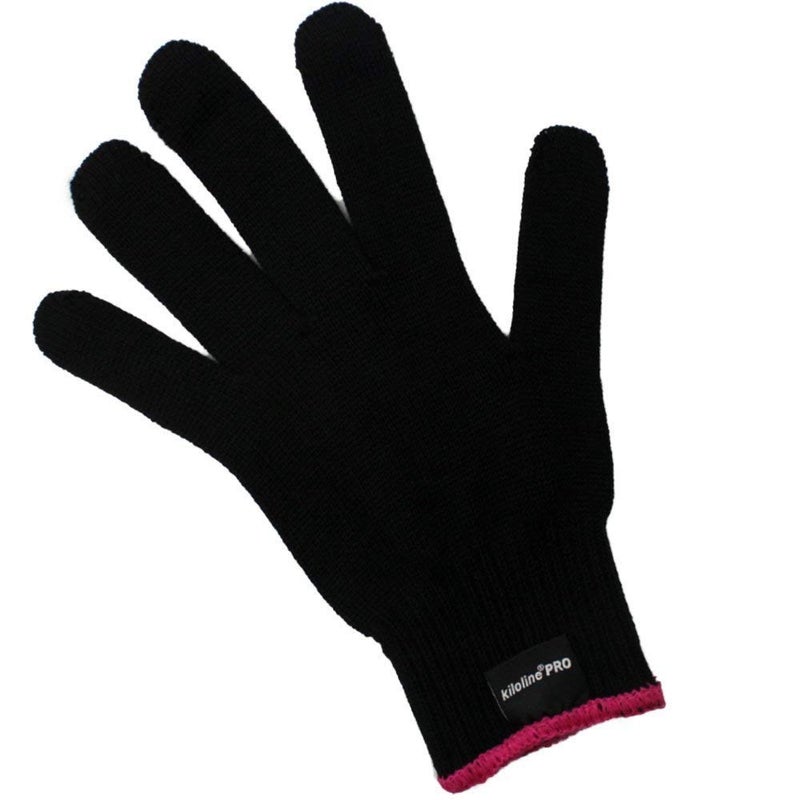 kiloline Kiloline Professional Heat Resistant Glove for Hair Styling Heat Blocking for Curling Flat Iron and Curling Wand 