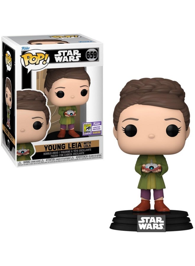 Funko SDCC 2023 (Shared): Star Wars POP! Young LEIA with LOLA - Image 1