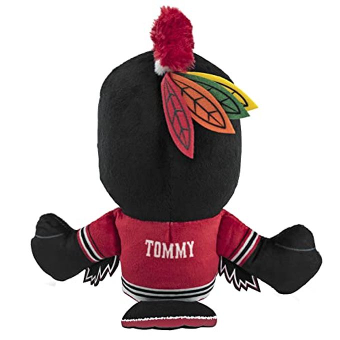 Bleacher Creatures Chicago Blackhawks Tommyhawk 8" Kuricha Mascot Sitting Plush Soft Chibi Inspired Mascot - Image 3