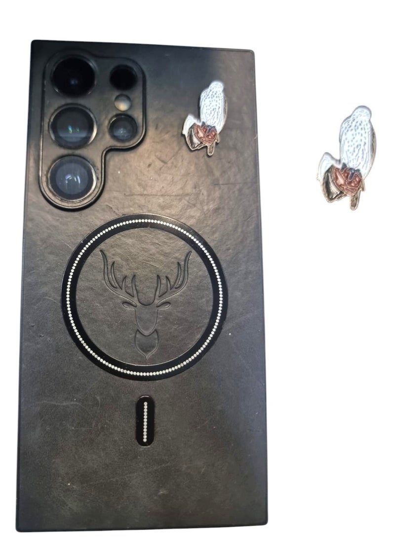 ملصق معدني ذاتي اللصق للهواتف المحمولة أو الكمبيوتر المحمول بتصميم على شكل نسر