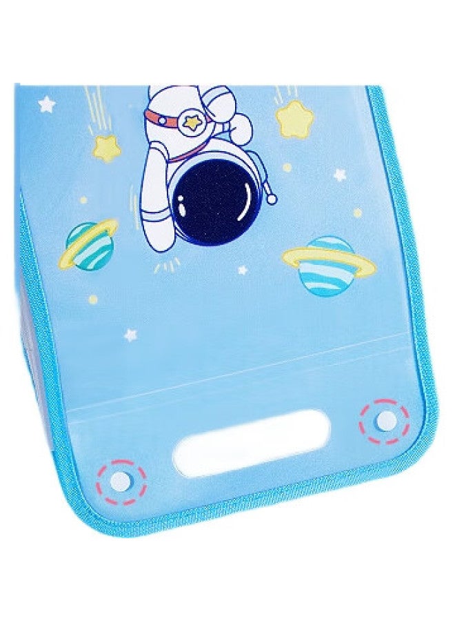 Cat Prince [Back To School Essential] Maotaizi Accordion File Folder, Student Exam Paper Storage Bag, Large Capacity, Layered Classification, Handheld Vertical Accordion Folder, Elementary School Student Exam Paper Storage Book, Homework Insert Pages - Image 1