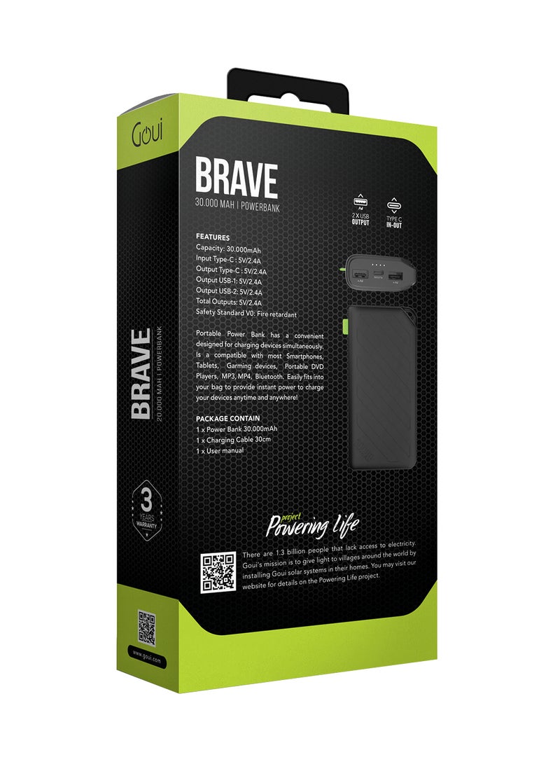 جوي باور بانك بريف، أسود 30000 mAh - Image 3