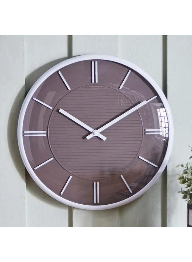 Home Box Saratoga Clock with Convex Glass 33 x 4.5 x 33 cm