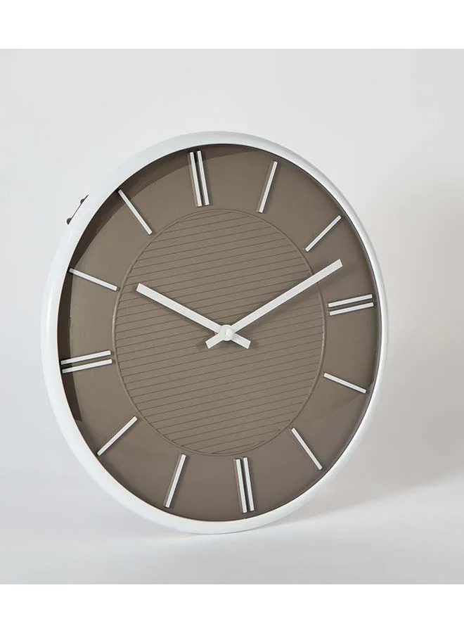 Home Box Saratoga Clock with Convex Glass 33 x 4.5 x 33 cm