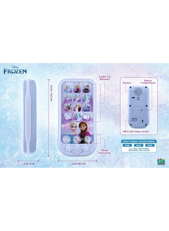eKids Disney Frozen Toy Phone for Kids, Toddler Toys with Preschool Learning Activities Designed for Fans of Frozen Toys - Image 3