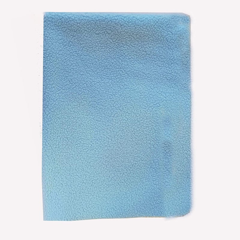 MHM Cotton Dry Sheet Mattress Protector For Baby (Medium, Sky Blue, 25.5 X 19 Cm) - Image 4