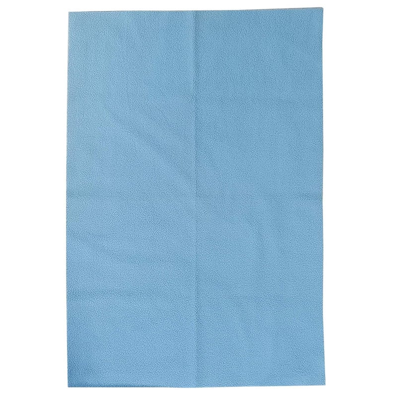 MHM Cotton Dry Sheet Mattress Protector For Baby (Medium, Sky Blue, 25.5 X 19 Cm) - Image 2