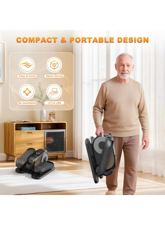 ASIV Quiet Under-Desk Leg Trainer, Portable Elliptical for Elderly, Remote Control & LCD Display, Home & Office Use - Image 5