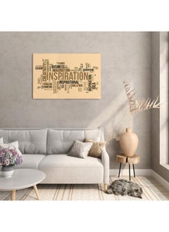 Word cloud background concept for Inspiration Printed canvas wall art