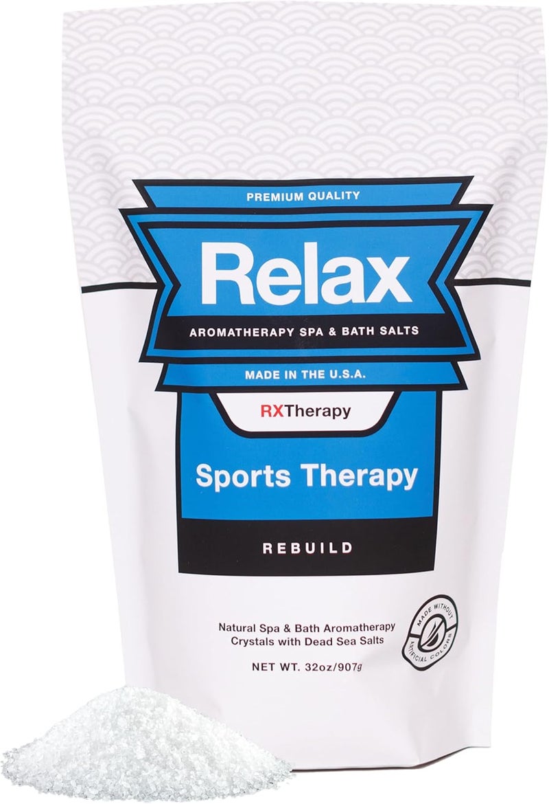 Relax Spa & Bath Relax Spa  Bath Epsom Salt Aromatherapy Bath Salts Epsom Salt Bath Soak for Muscle Recovery Dead Sea Salt for Soaking Hot Tub Spa Aromatherapy Bath Crystals Vitamins  Minerals Sports Therapy
