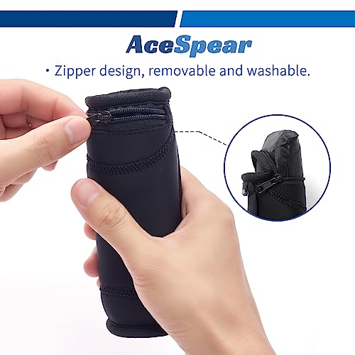 AceSpear Hand Weights for Women Men 1lb 2lbs 3lbs 4lbs Soft Dumbbells of 2, Detachable Walking Weight for Aerobics, Jogging, Running (1 lb x 2, Black) - Image 3