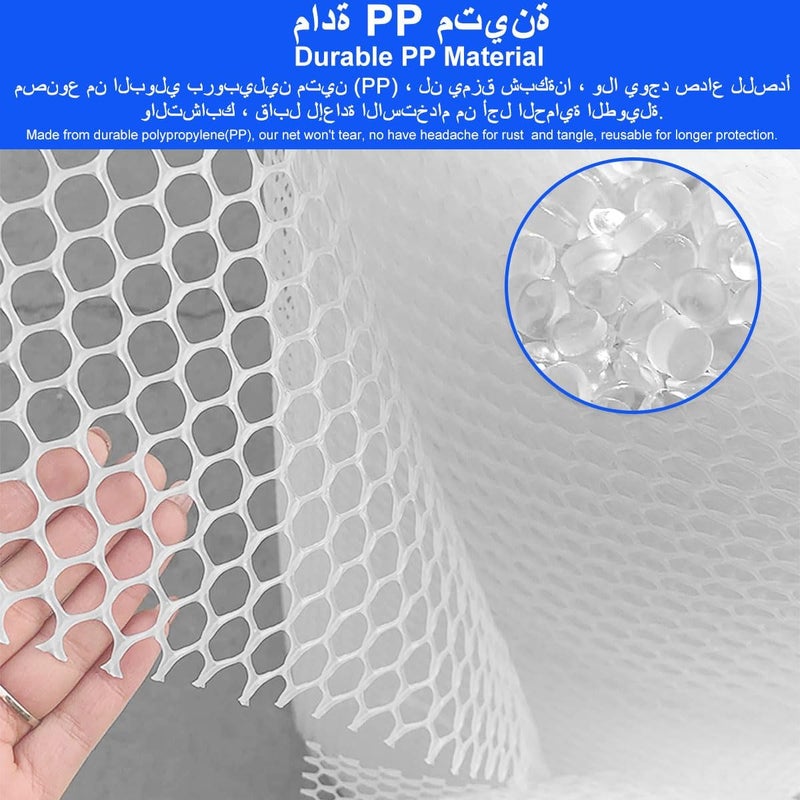 gluckluz Gutter Guard Mesh Protector, 0.5*3Meter Screen Roll Rain Gutter Guard 30Pcs Clip Fixing Hooks Leaf Protection Cover Netting to Stop Drain Downspout Clogging from Leaves or Debris DIY Garden - Image 5