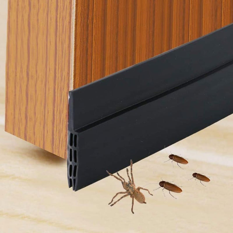 KeyFor 2PC Silicone Door Draft Stopper â€“ 39 inches Door Seal Strip for Under Door Seal Gap Interior & Exterior Doors Weather Stripping Soundproof - Image 4