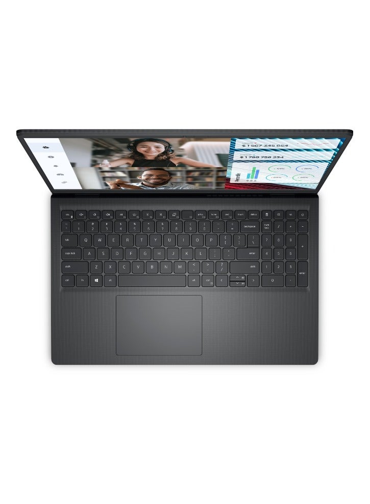 ديل لابتوب فوسترو 3520 بشاشة مقاس 15.6 بوصة فائقة الدقة ومعالج انتل كور i3-1215U/ذاكرة وصول عشوائي رام 8 جيجابايت/ذاكرة وصول عشوائي سعة 512 جيجابايت/ بدون ويندوز /بطاقة رسومات انتل يو اتش دي/ الإنجليزية/العربية أسود - Image 4