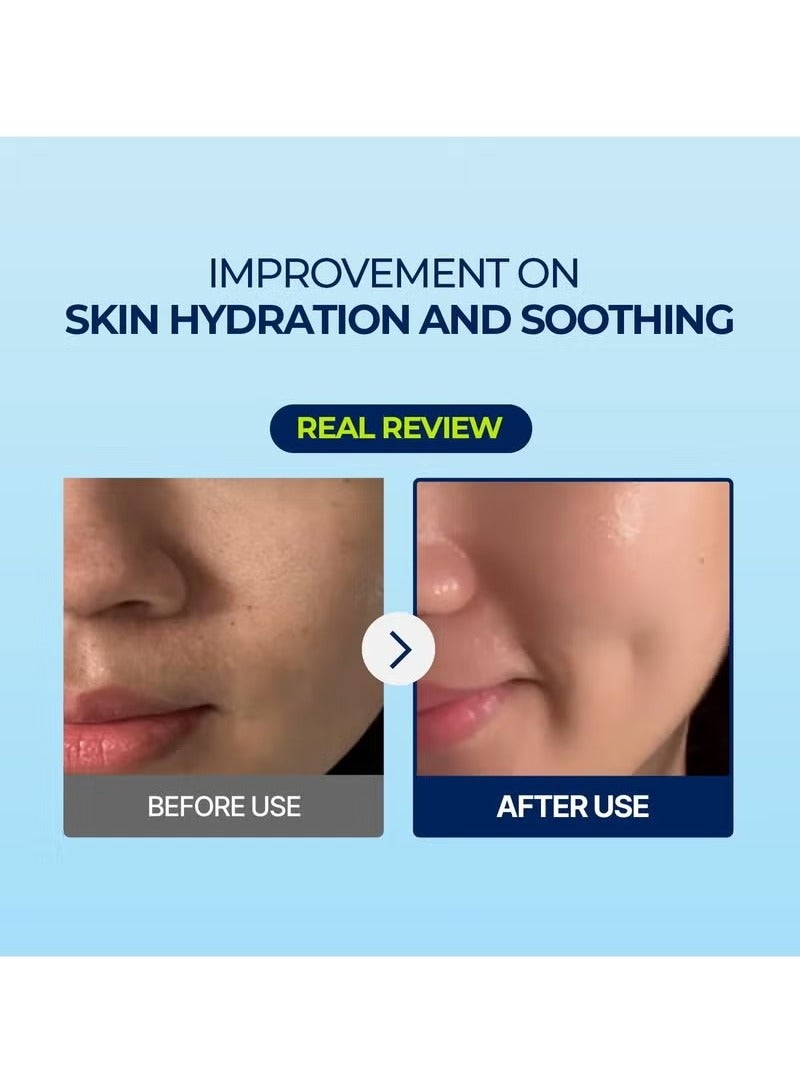 DIVE IN Hyaluronic Acid Facial Mask (10 sheets) | Extra Moisturizing Care | Hyaluronic Acid, Panthenol, Allantoin | Korean Face Mask