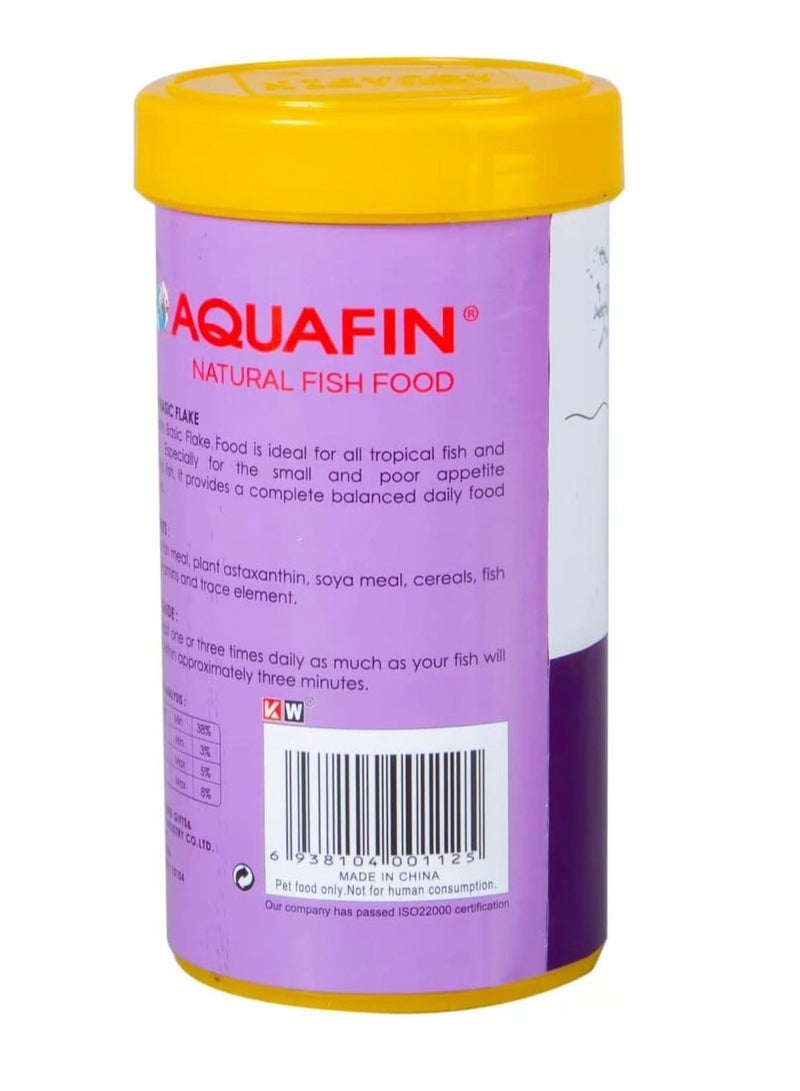 أكوافين رقائق طعام الأسماك فليك من أكوافين  – تركيبة أساسية لجميع أنواع أسماك الأحواض، 100 مل - Image 2