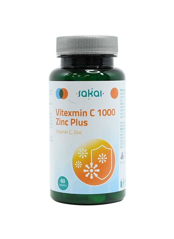 Vitexmin C 1000 + Zinc Plus Tablets 60's