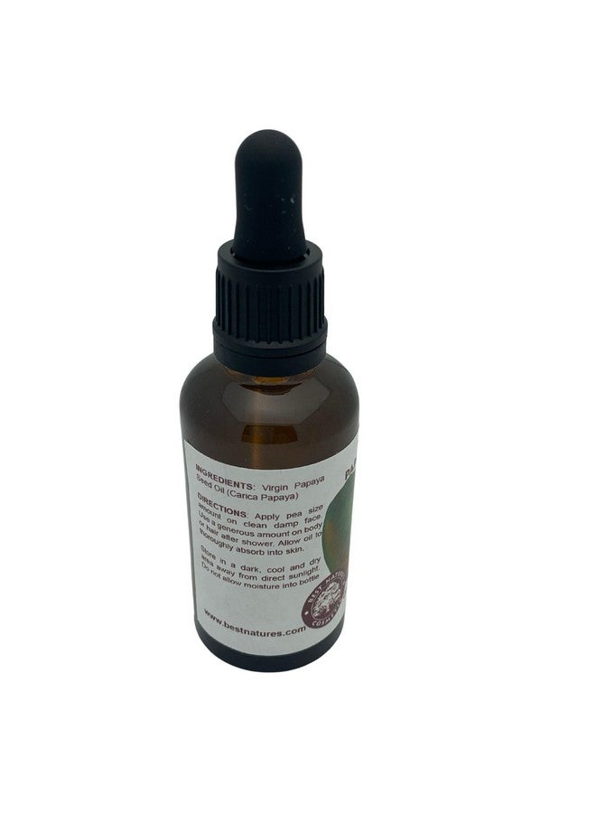 Best Nature's Cosmetics Papaya Seed Oil Virgin (Cold Pressed Unrefined) 1Oz (30Ml) - Image 2
