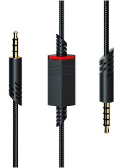 Replacement Astro A10 A40 Cable 2.0M Inline Mute Cable Cord Compatible with A10/A40 Gaming Headsets Xbox One Ps4 Controller Headphone Audio Extension 6.5 Feet Black