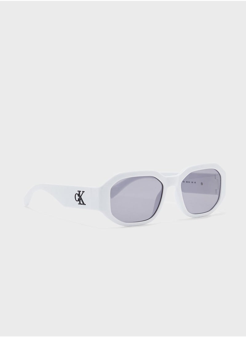 Calvin Klein Jeans Modified Rectangle Shape Sunglasses  - Image 1
