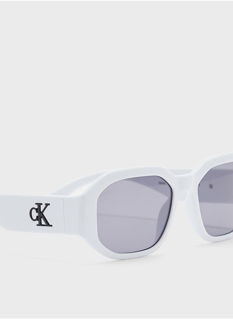 Calvin Klein Jeans Modified Rectangle Shape Sunglasses  - Image 3