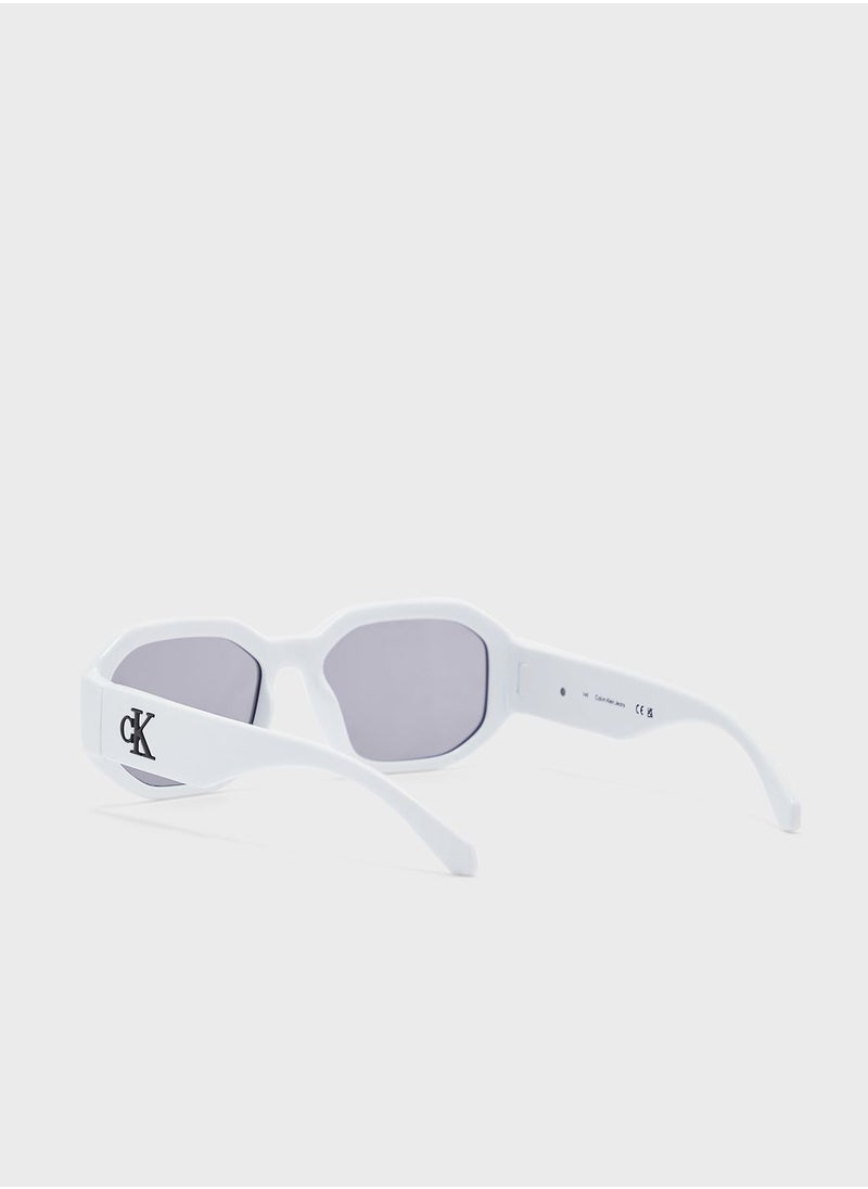 Calvin Klein Jeans Modified Rectangle Shape Sunglasses  - Image 2