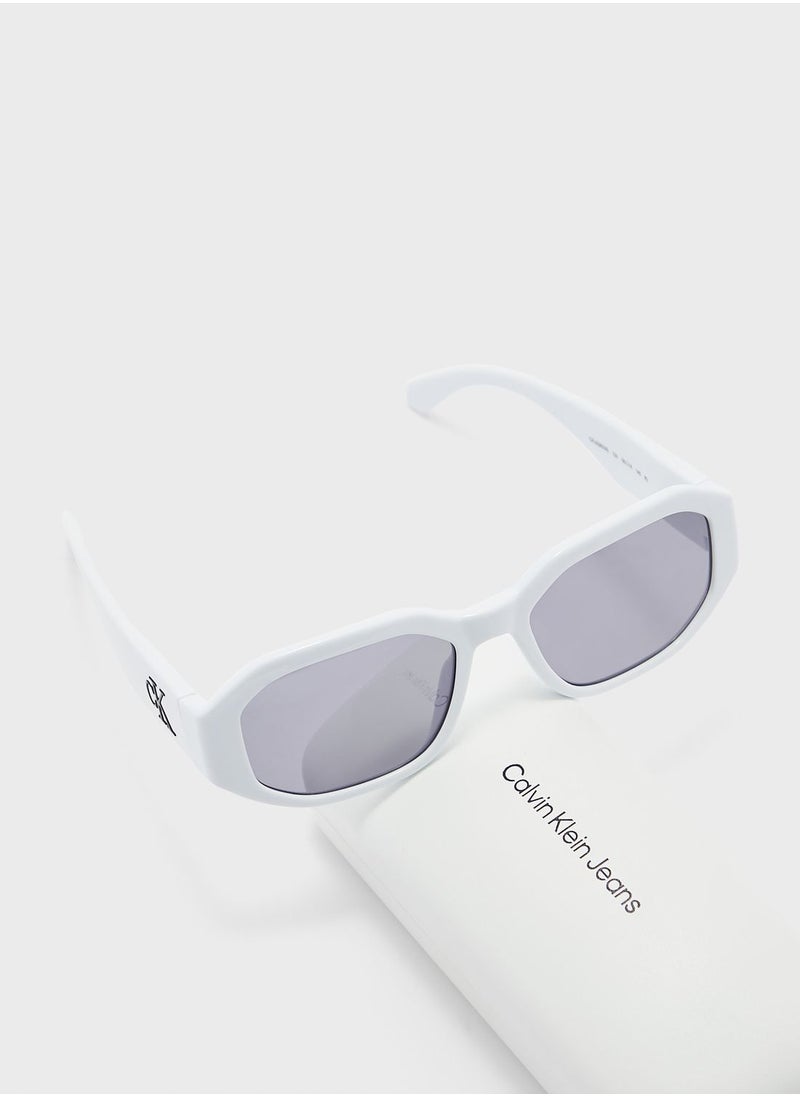 Calvin Klein Jeans Modified Rectangle Shape Sunglasses  - Image 4