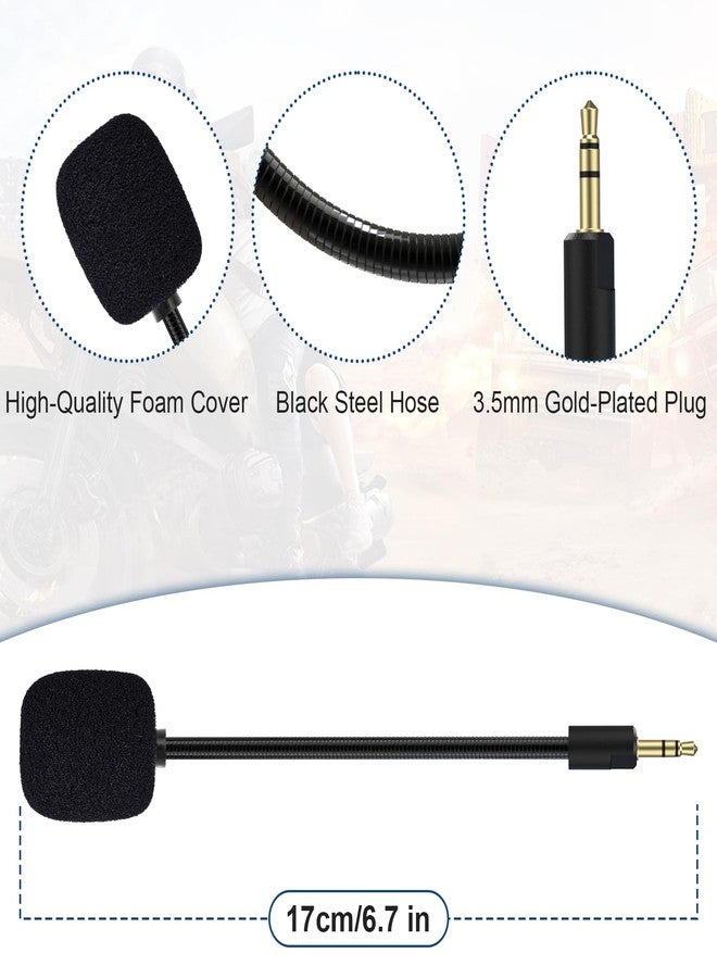 Arzweyk Barracuda X Mic Replacement Compatible with Razer Barracuda X Wireless Gaming Headphone, 3.5mm Detachable Boom Microphone for Xbox One PS4 PS5 PC - Image 3