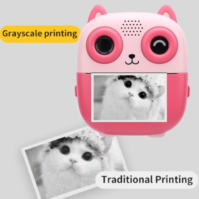 Camera Instant Print, 1080P 48MP,,Instant Cameras, CAMERA_DIGITAL, Instant Camera, 2.4 Inch Screen, Thermal Printing, 6X Digital Zoom, Support Games and Music - Image 3