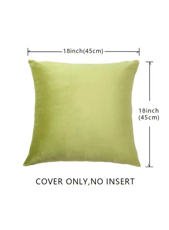 Pink Velvet Decorative Throw Pillow Covers 18x18 Inch Zipper Closure Machine Washable for Sofa Bedroom Home Decor - Image 2