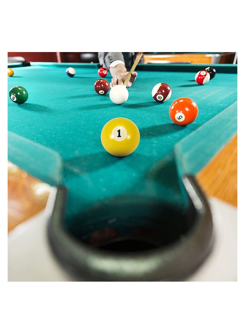 ULTIMAX Set of 16 Adult Billiard Ball Pool Ball Set Full Size Durable Synthetic Resin Pool Ball (52.5mm/57.2 mm) - Image 3