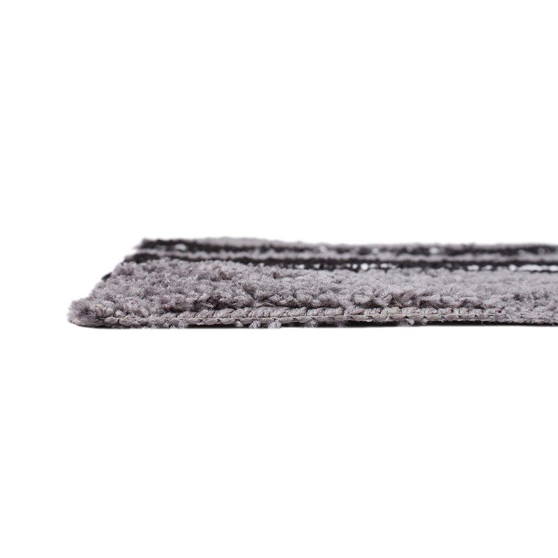 SKIVE India Kitchen Mat and Runner with Anti Skid BackingColour Redpatta Grey Set of 2 40x12040 x 60 CM - Image 2