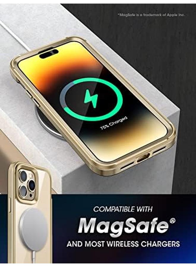 SupCase Unicorn Beetle Edge Mag Case For Iphone 14 Pro Max 6.7" Compatible With Magsafe Slim Frame Clear Protective Case With Built In Screen Protector Myth - Image 5