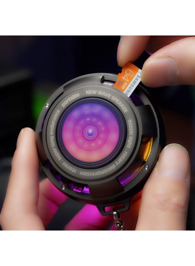 سماعة بلوتوث مع فتّاحة سبينر - هيكل من سبائك الزنك - مدة تشغيل فائقة الطول - دوران صامت - صوت ستريو عالي الدقة - بلوتوث 5.3 - هدية لتخفيف التوتر - Image 1