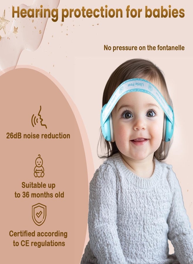 Dekukar Baby Ear Muffs Noise Protection for Babies Toddlers up to 36 Months - CE Certified - Adjustable Infant Noise Cancelling Headphones Against Hearing Damage & Improves Sleep, Baby Airplane Essentials - Image 3