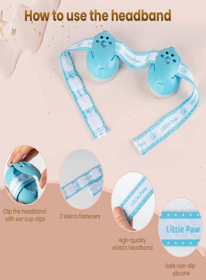 Dekukar Baby Ear Muffs Noise Protection for Babies Toddlers up to 36 Months - CE Certified - Adjustable Infant Noise Cancelling Headphones Against Hearing Damage & Improves Sleep, Baby Airplane Essentials - Image 5