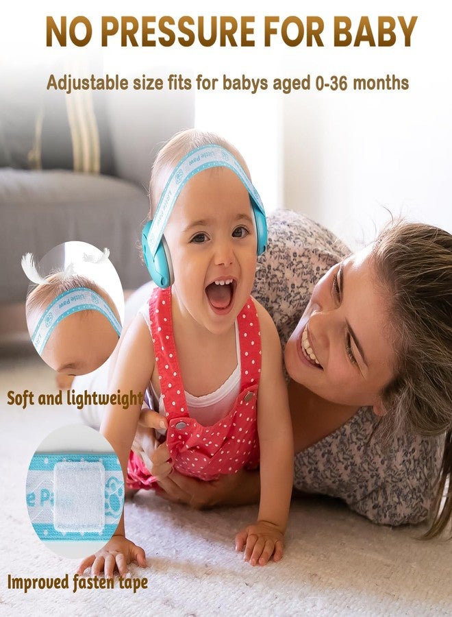 Dekukar Baby Ear Muffs Noise Protection for Babies Toddlers up to 36 Months - CE Certified - Adjustable Infant Noise Cancelling Headphones Against Hearing Damage & Improves Sleep, Baby Airplane Essentials - Image 2
