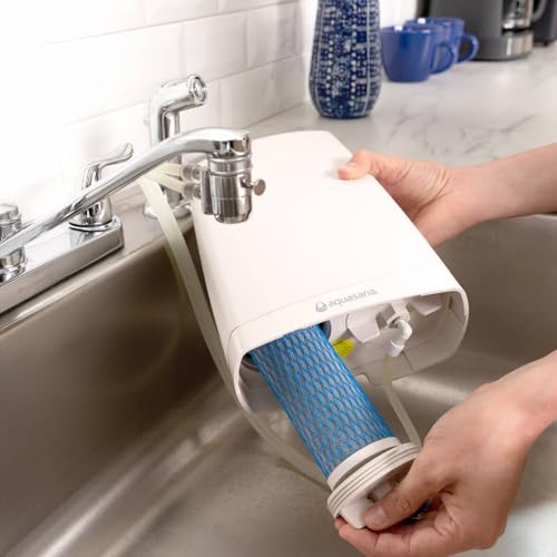 Aquasana Replacement Filter Cartridge for Countertop Water Filtration System - Removes Up To 97% of Chlorine & 99% of 77 Contaminants - Filtration for Clean Tasting Water from Kitchen Faucet- AQ-4035 - Image 2