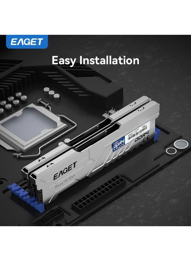 Eaget 8GB DDR4 3200MHz Desktop RAM Memory With Heatsink For AMD Intel PC Gaming - Image 5