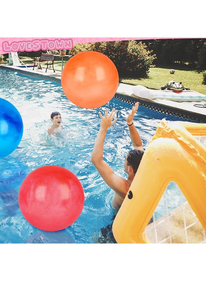 LovesTown 3PCS Playground Balls, 14 Inch Bouncy Balls Inflatable Dodgeball Kickballs with Hand Pump, for Kids Indoor and Outdoor - Image 5