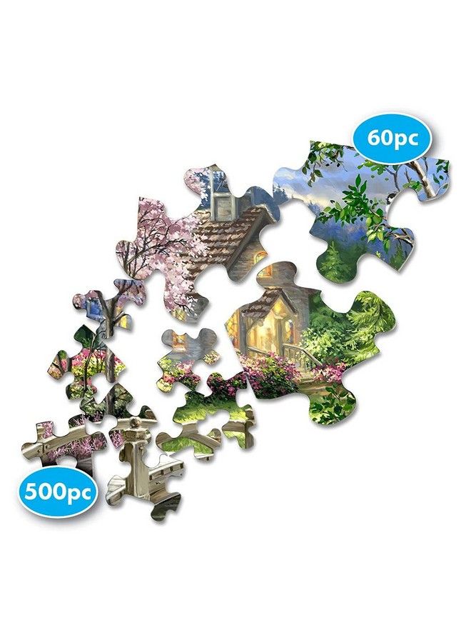 Springbok S 60 Piece Jigsaw Puzzle Spring Chapel Made In Usa - Image 4