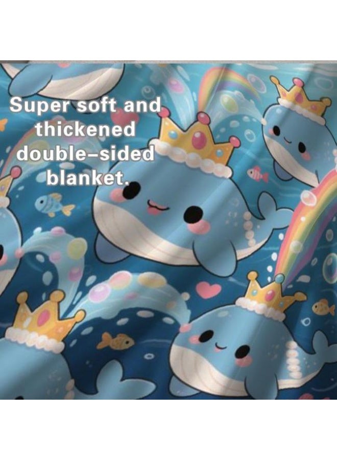 general Wisdom Fairy (latest) flannel thin blanket (warm and comfortable, suitable for sleep, game use, dust and sandproof) 150cm*200cm - 22 - Image 5