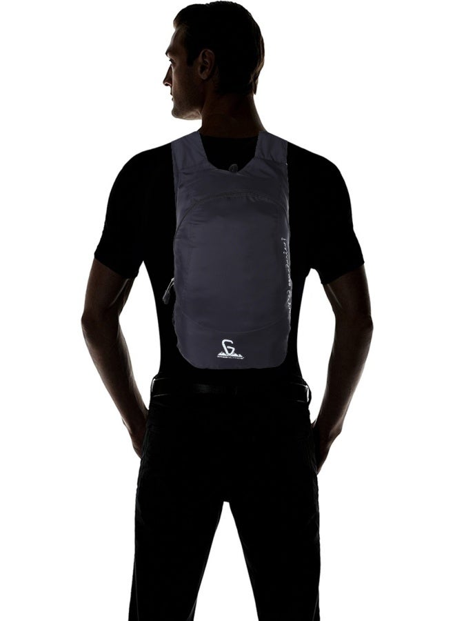 جرينلاندز حقيبة ظهر قابلة للطي GNL – خفيفة الوزن ومقاومة للماء، لون أسود - Image 2