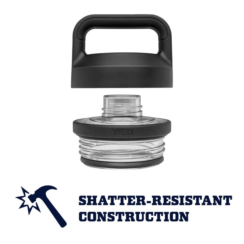 YETI Rambler 46 oz Bottle, Leakproof, Vacuum Insulated, Stainless Steel with Chug Cap, White - Image 4